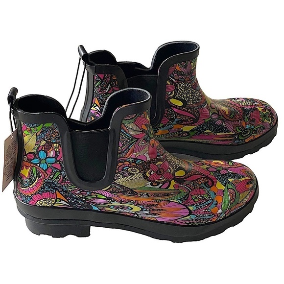Floral Garden Ankle Bootie Rainbow Spirit Desert 11M NWT cottagecore Chic - Picture 12 of 14